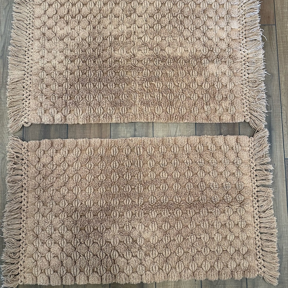 Cost Plus World Market Tan Bath Mats
